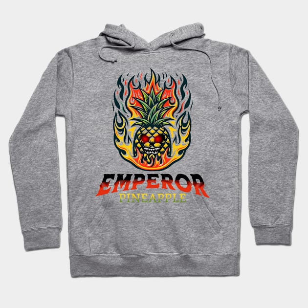 Pinapple Emperor Hoodie by mieeewoArt